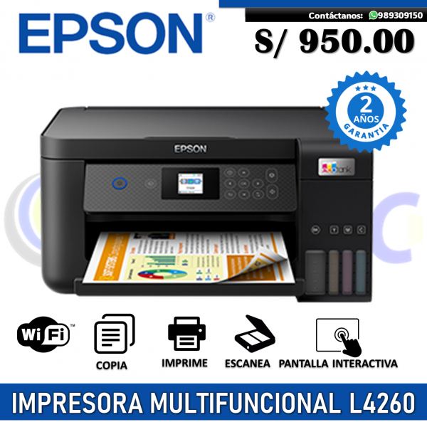 Impresora Multifuncional Epson L4260
